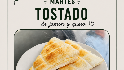 PROMO DESAYUNO DEL MARTES EN MOONA ♥️ TOSTADO + CAFE $ 9000
